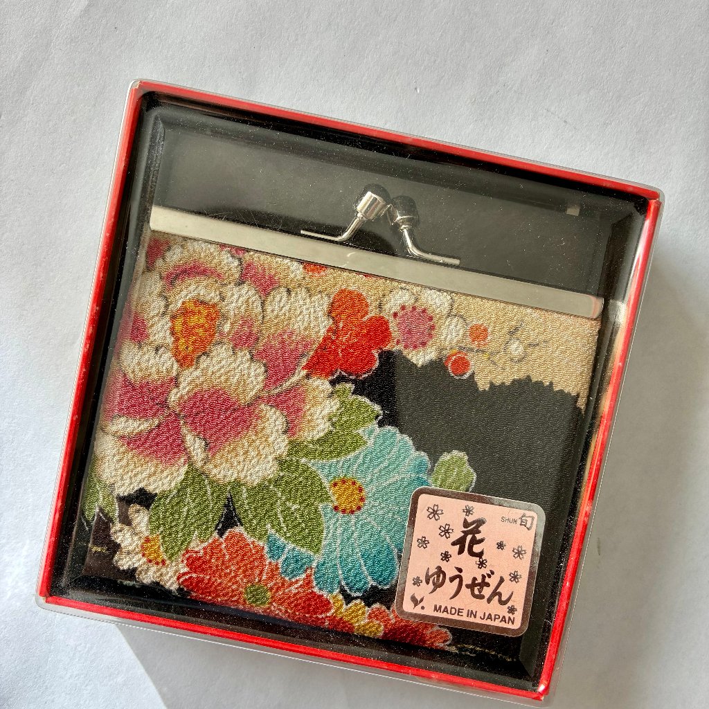 Nwt Japanese Floral Fabric Coin Purse